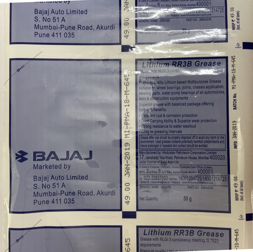 Bajaj Lithium Rr3B Grease Pouches