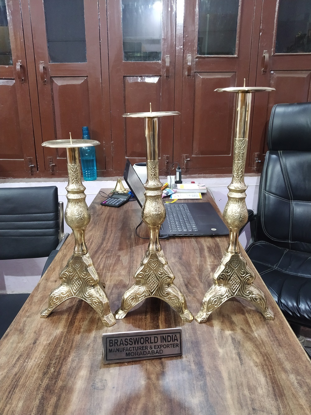 Brass Unfinished New Style Candle Holder