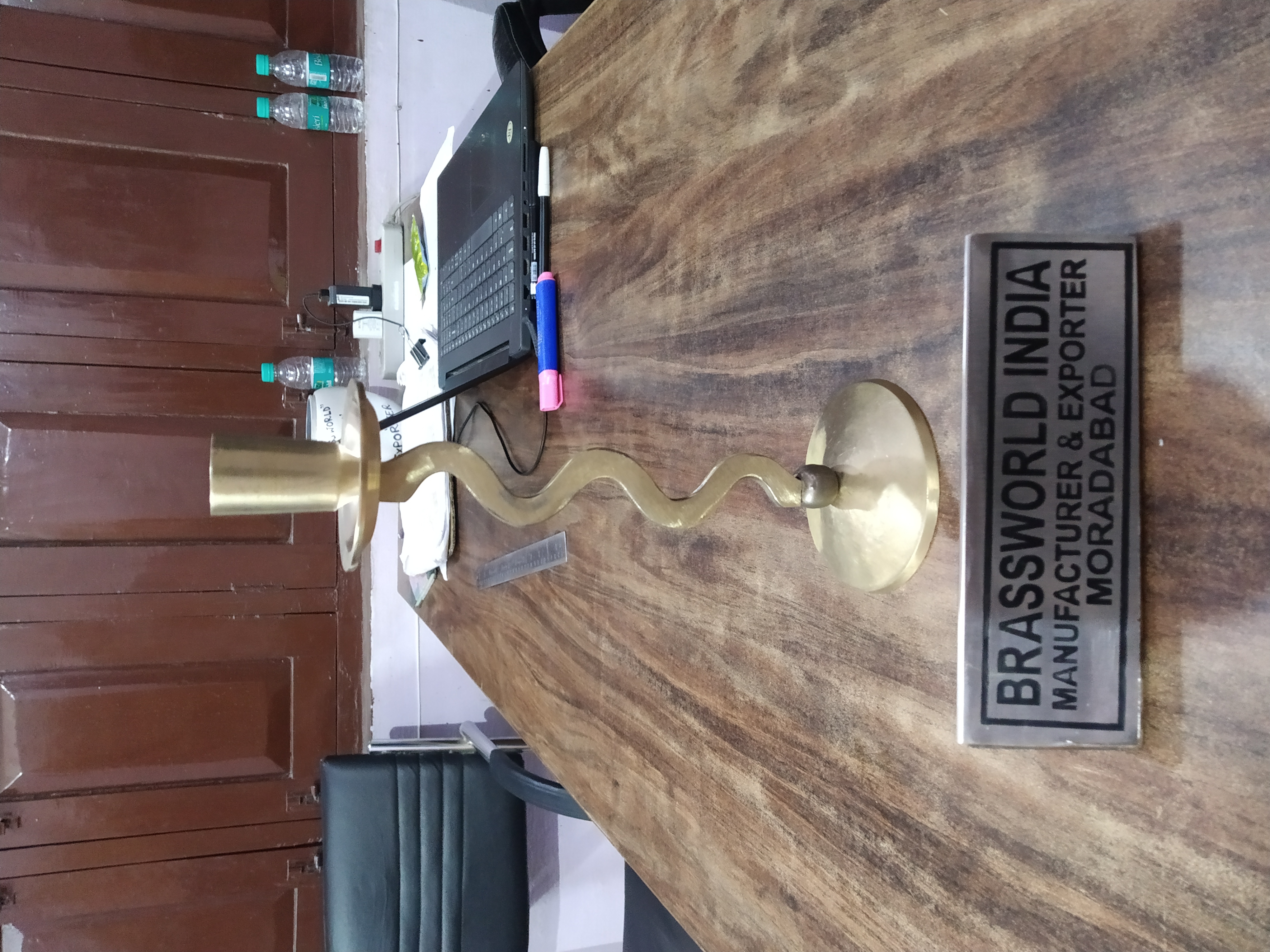 Brass Unfinished New Style Candle Holder