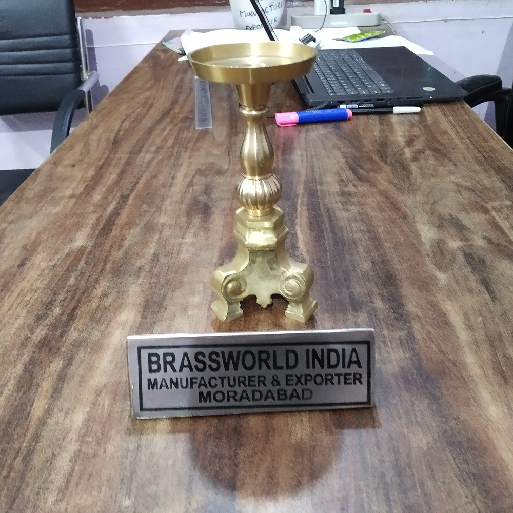Brass Unfinished New Style Candle Holder
