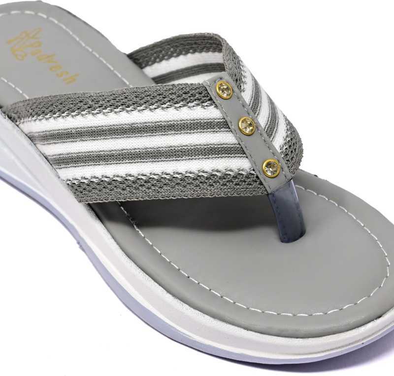 Grey Ladies Slipper