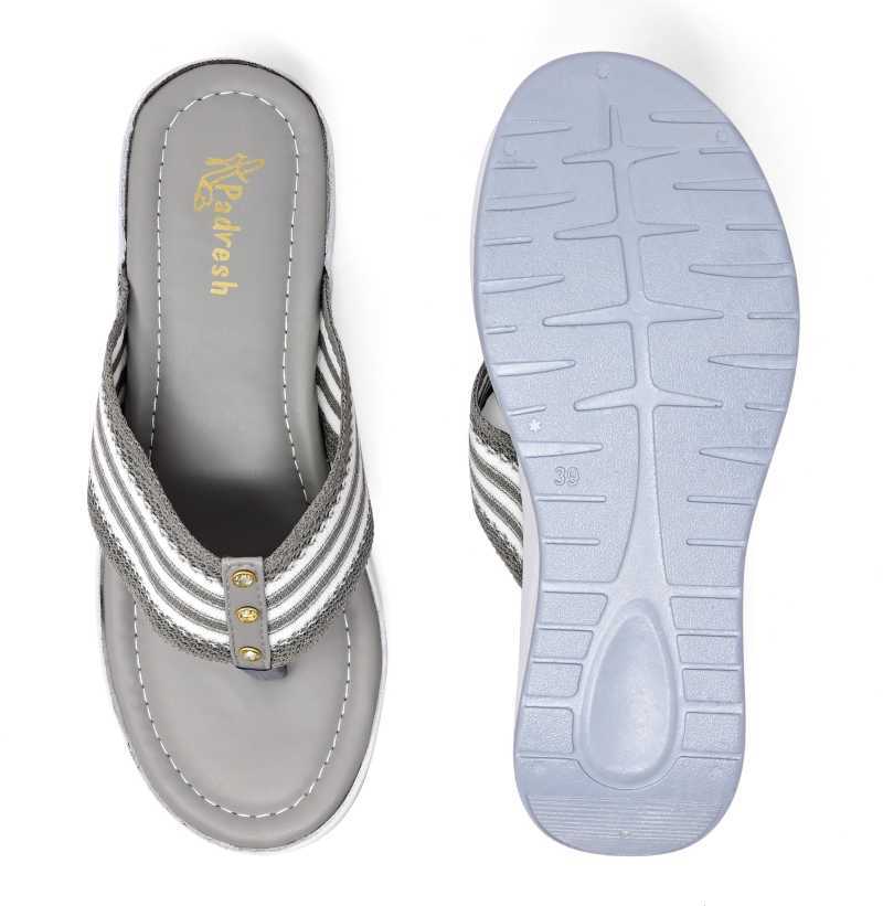 Grey Ladies Slipper