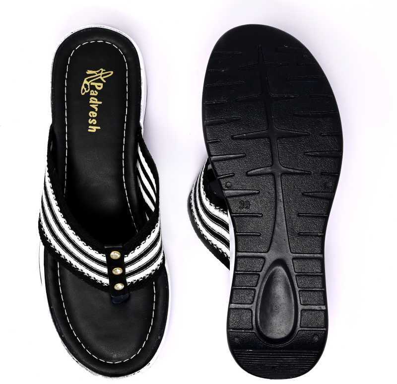 Ladies Wedge Sandals - Synthetic Material, Smooth Finishing Sole | Dual-stitching, Anti-slip Design, Perfect For Casual And Party Occasions