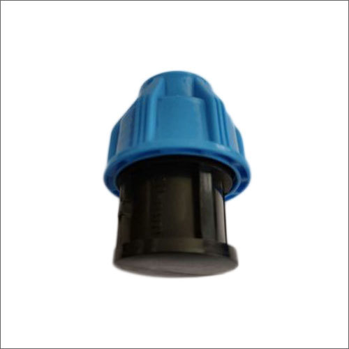 MDPE Endcap - MDPE Material, Female Connection, Blue Color | Compatible with MDPE MTA, FTA, and Various MDPE Fittings and Pipes