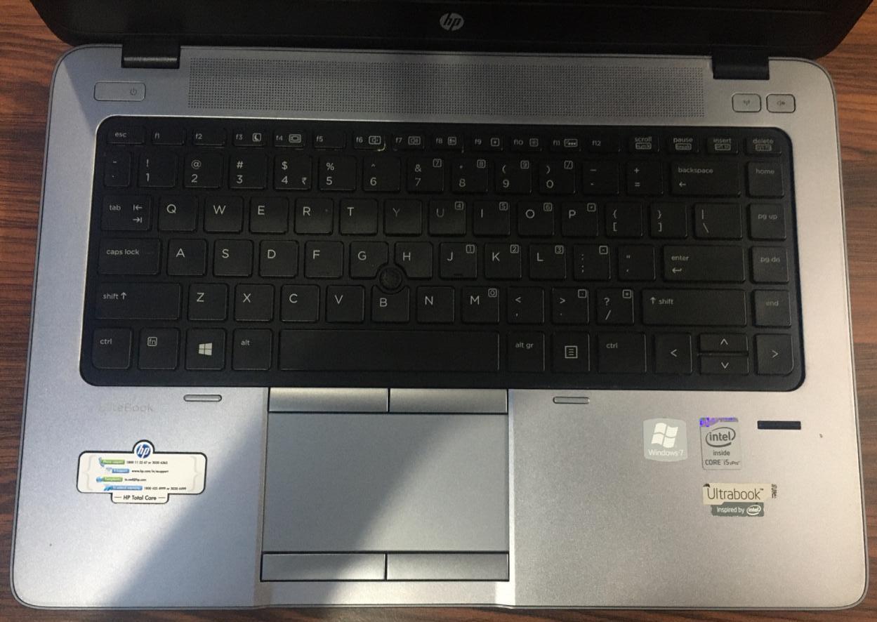 Hp 840 G1 Elitebook - Core I5 4th Gen, 4gb Ram, 500gb Hdd, 14.1 Inch Display, Slim & Lightweight Design, Integrated Graphics, Webcam, Black Color