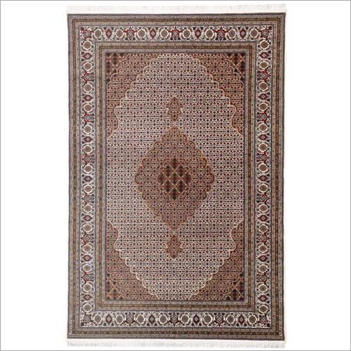 Light Colour Mahi Tabriz Bidjar Carpet - Advantage: Easy To Clean