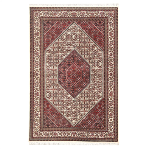 Cream Colour Mix Irani Bidjar Carpet - Design: Modern