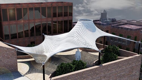 ऑल कलर टेन्साइल आर्किटेक्चर डिज़ाइन