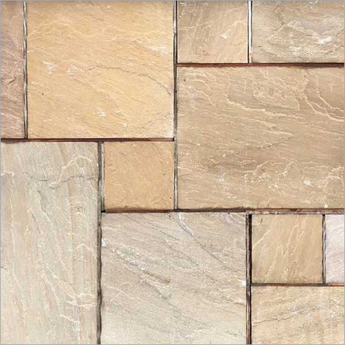 Buff Brown Sandstone Paving Slabs Size: Standard