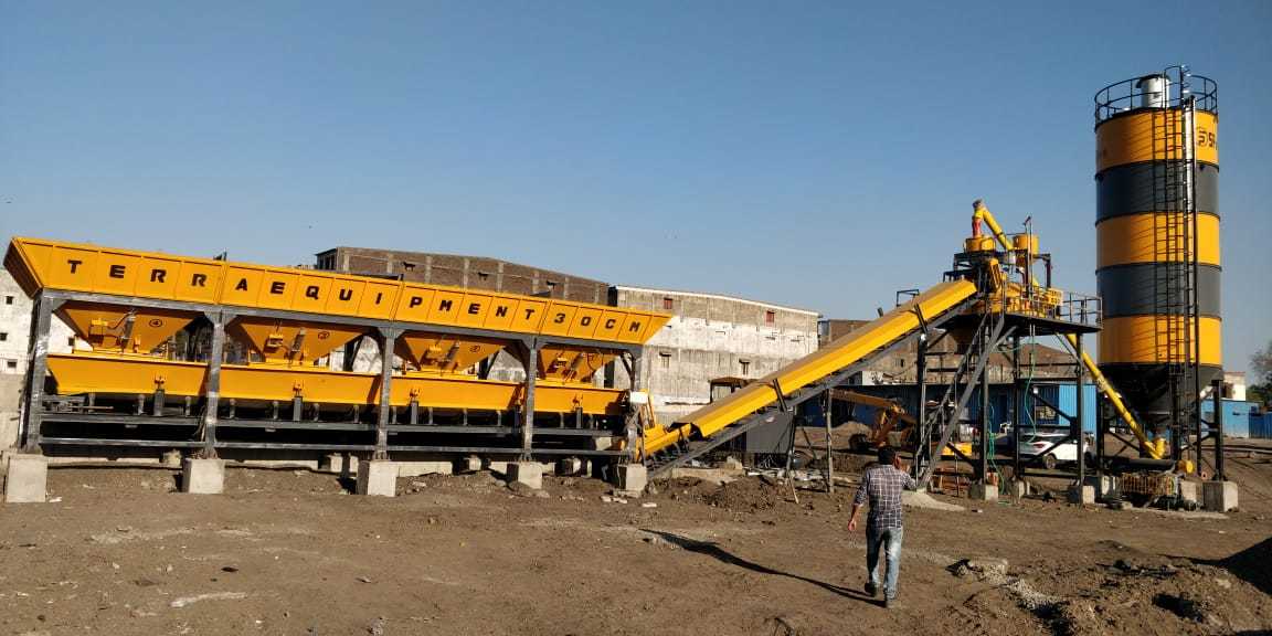 Horizontal Concrete Batching Plant Discharging Height: 4.2 Mtr Gigabyte (Gb)