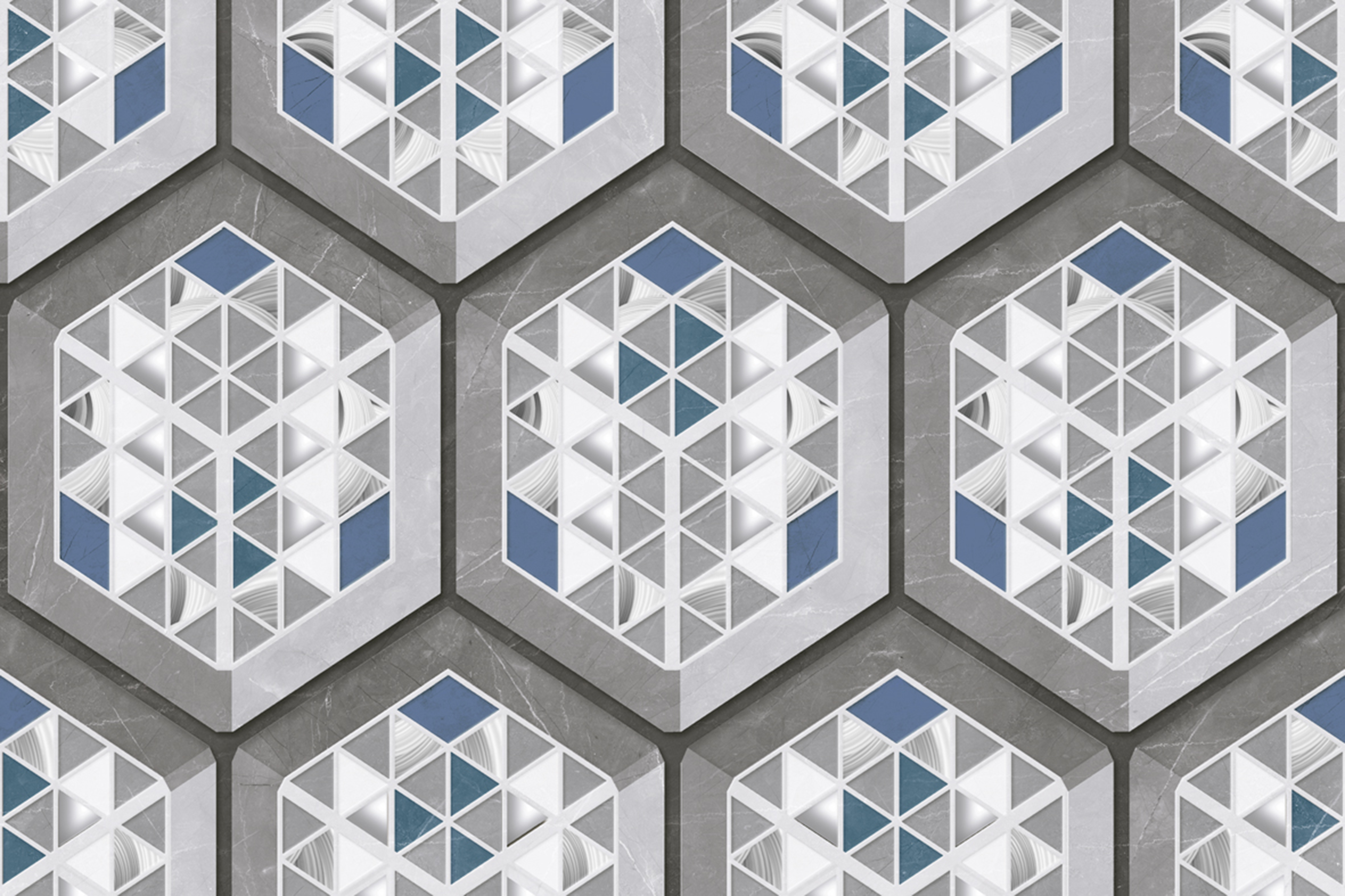 Multi Color 15158 Glossy Ceramic Wall Tiles 300x450mm