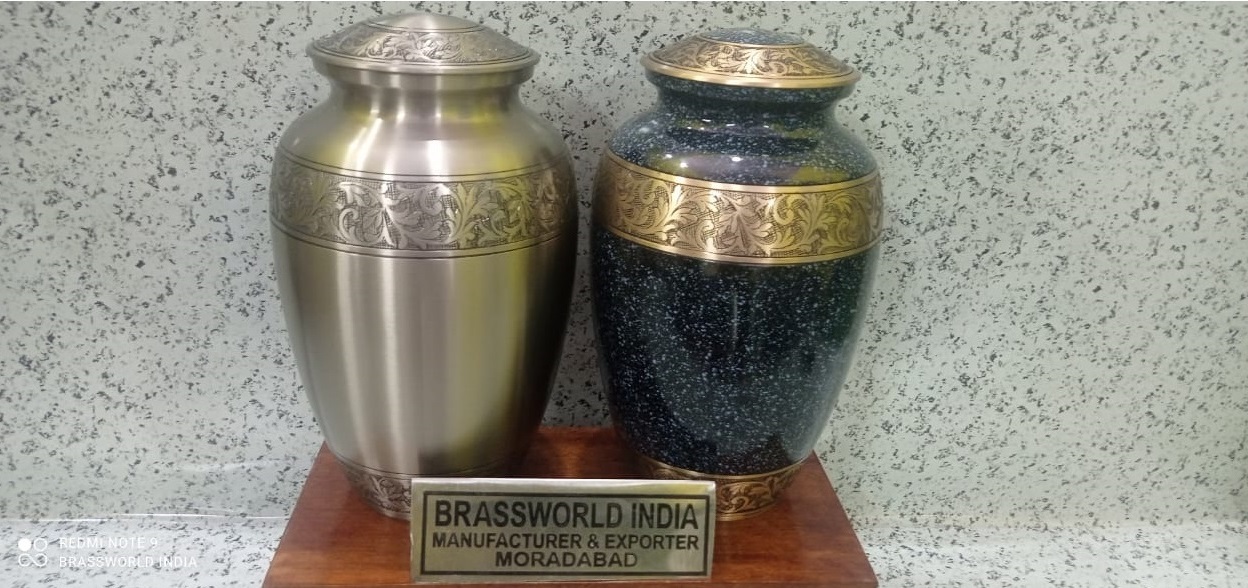 Indian Manufactures Of Brass Cremation Urn Funeral Supplies
