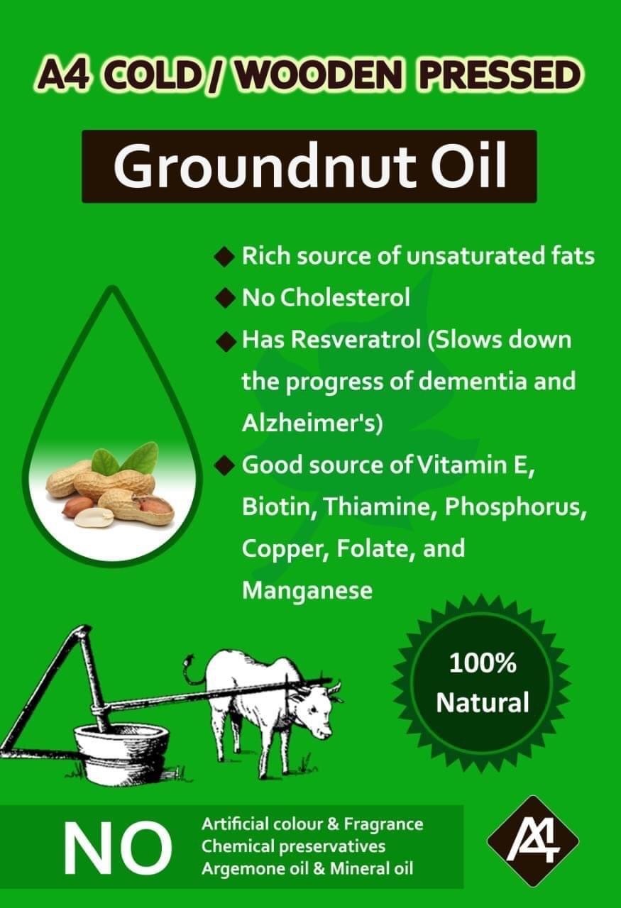 Cold Pressed Groundnut Oil