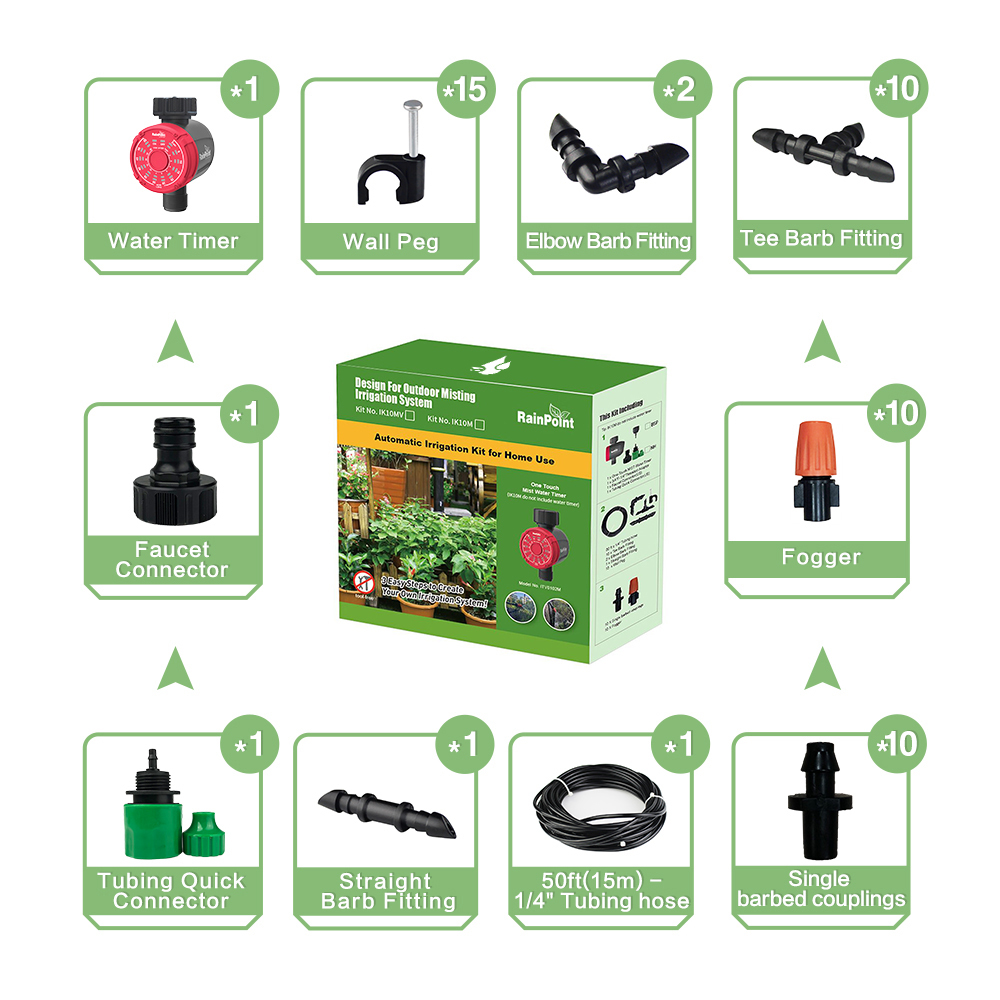 Misting And Cooling Kit Application: Irrigation