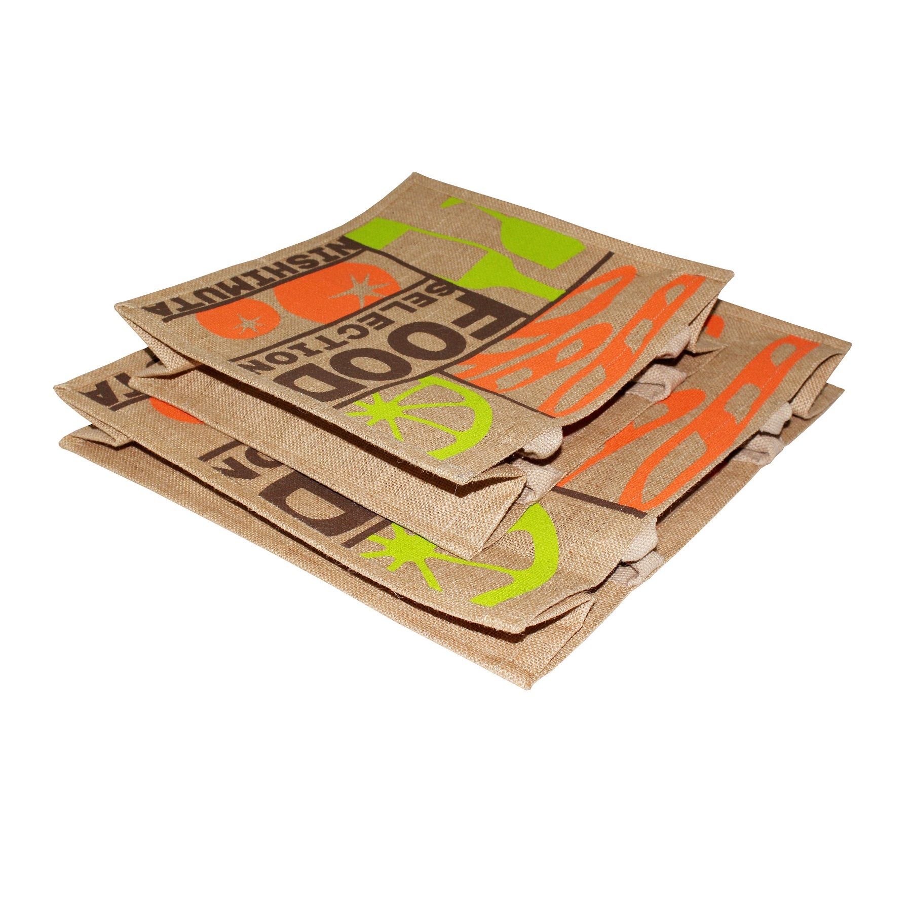 Available In All Color Pp Lamintated Jute Tote Bag With Print