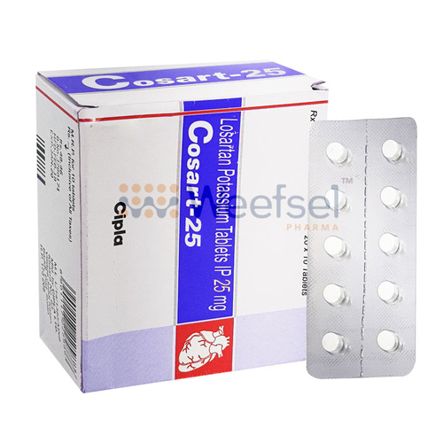 लोसार्टन और हाइड्रोक्लोरोथियाज़ाइड टैबलेट