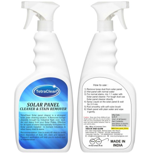 Solar Panel Cleaning Chemical Application: Industrial
