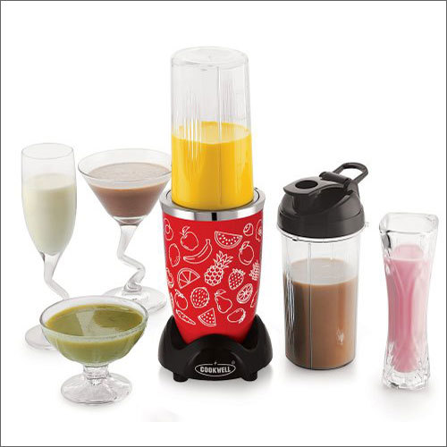 Red 500 Watts Mixer Grinder 5 Jar 3 Blades