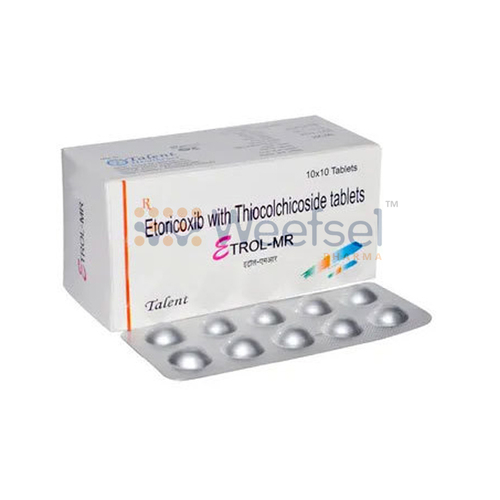 एटोरिकॉक्सिब और थियोकोलचिकोसाइड टैबलेट