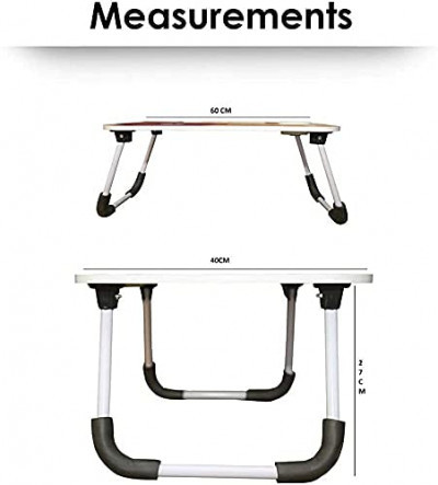 Ludo Laptop Table - High-grade Polypropylene, 60x40x28 Cm, Multicolor | Multipurpose, Lightweight, Stackable, Child-friendly