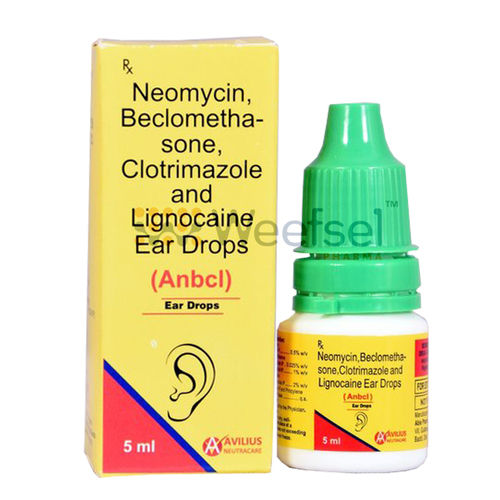 Neomycin, Beclomethasone, Clotrimazole And Lignocaine Ear Drop