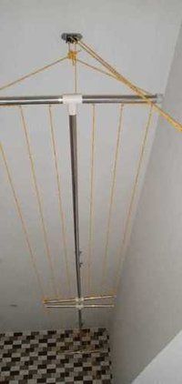 Silver Nylon Roof Basic Mounting Dryer In Sulur