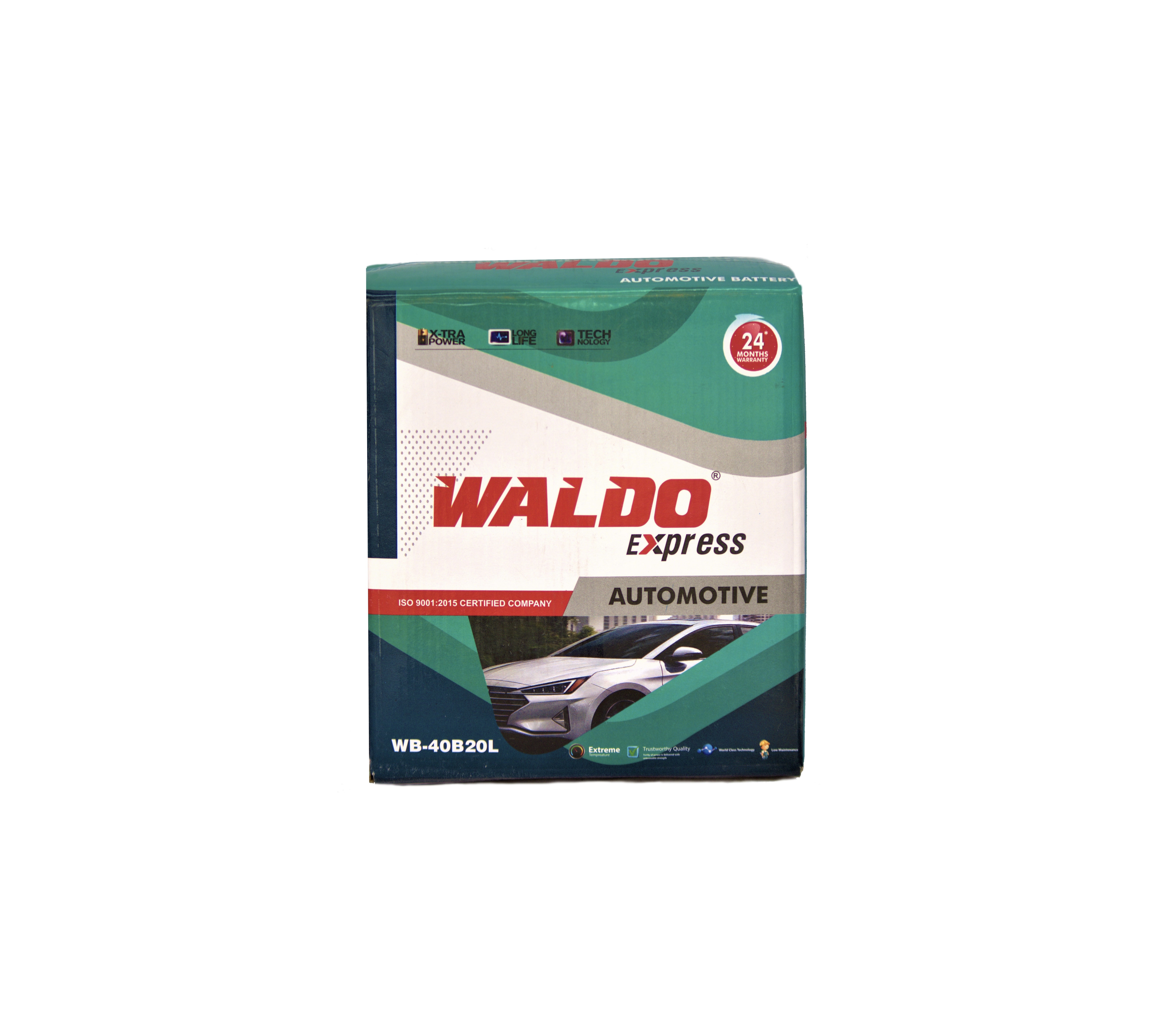 Maruti Car Battery - 40ah Acid Lead Battery | One-year Replacement Warranty, Handles Included