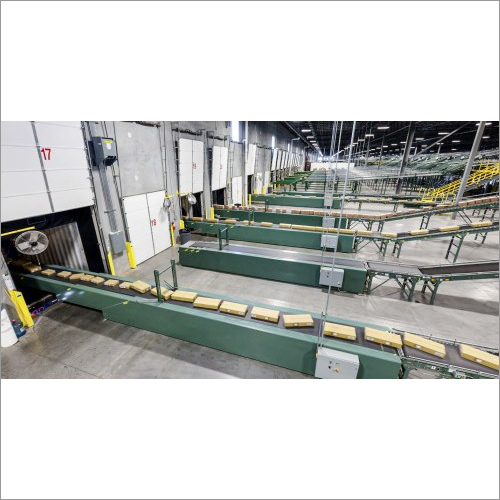 Food Handling Conveyor System - High-Quality Raw Material, Green Chain Conveyor, 440 Volt, 1 Year Warranty | Exceptional Resilience and Operational Efficiency