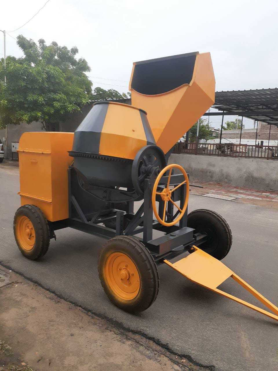 Cement Concrete Mixer - Durable Steel Design | 1 Year Warranty Reliable Performance