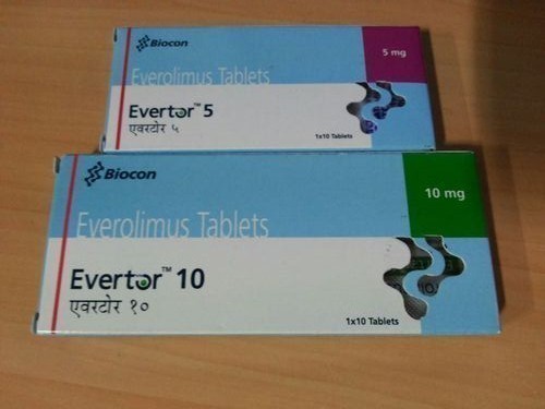Evertor 5Mg Ingredients: Everolimus (5Mg)