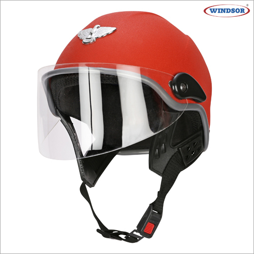 Silver Windsor Ozee Mini Cap With Visor Wrinkle Helmet
