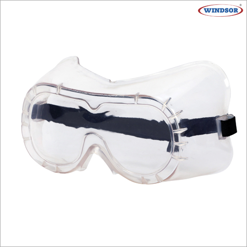 Windsor Full Splash Type Pvc Safety Goggles - Polycarbonate, 6.3 Inch | Anti-fog, Anti-scratch, Indirect Ventilation, Uv Protection