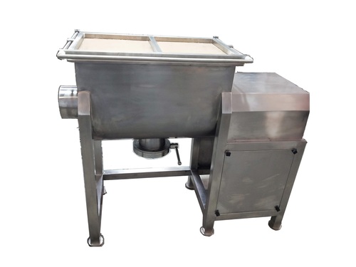 Industrial Ribbon Blender - Stainless Steel U-Shape Design , Automatic Operation with 1 Year Warranty and Silver Finish