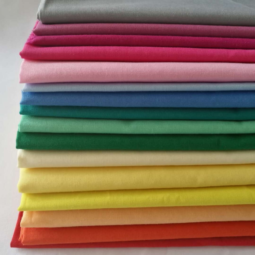 Exceptionally Soft 100% Polyester Plain Dyed Shirt Fabric Kids Multicolour