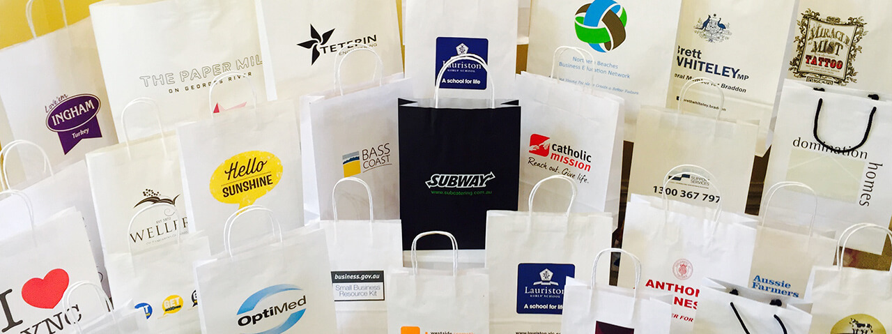 Disposable Paper Bags With Customization Option