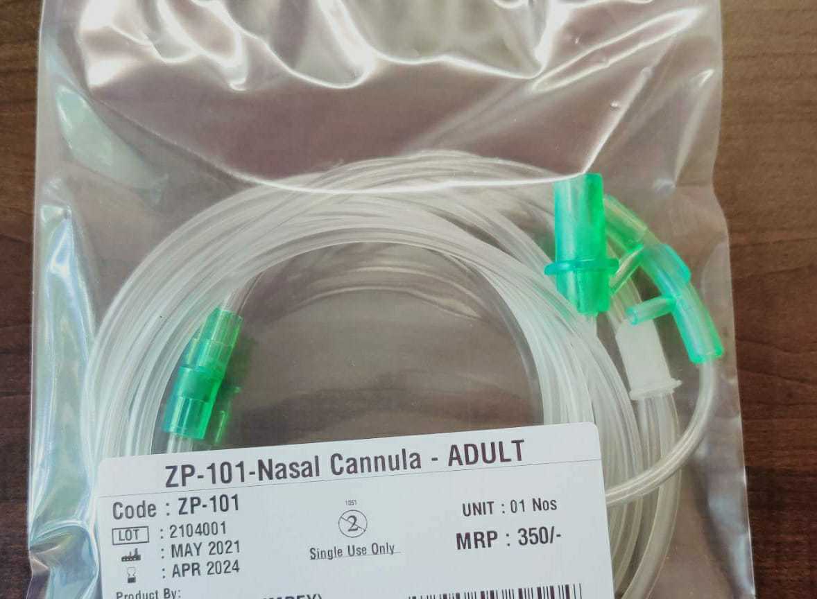 Nasal Cannula - 2.5 Meter Long Tube, Transparent Color | Equipment Type: Anaesthesia Product, Manual Operation, New Condition