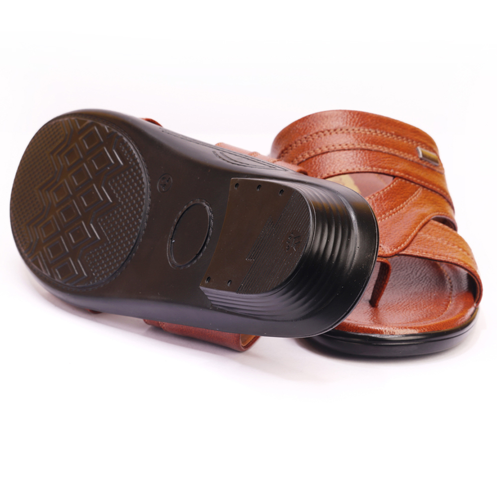 Men's South Slippers - Pvc Upper, Pu Outsole, Sizes 7-10 & 8-11, Tan Color | Lightweight & Flexible, Anti-skid, Water Resistant, Comfort Support