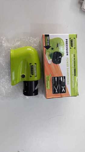 Swift Knife Sharpener - ABS Plastic, Cordless, Motorized | High-Speed Rotating Sapphire Stone, Ideal for Various Knife Types, Easy to Use