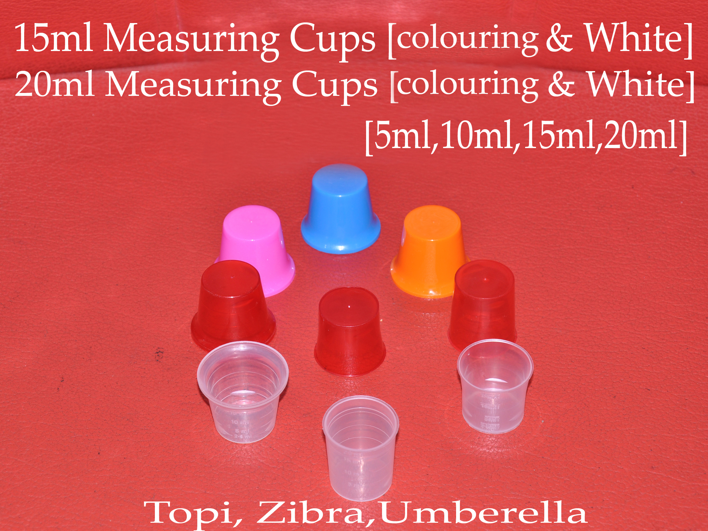 As Per Requirement 15ml Coloring Measuring Cups