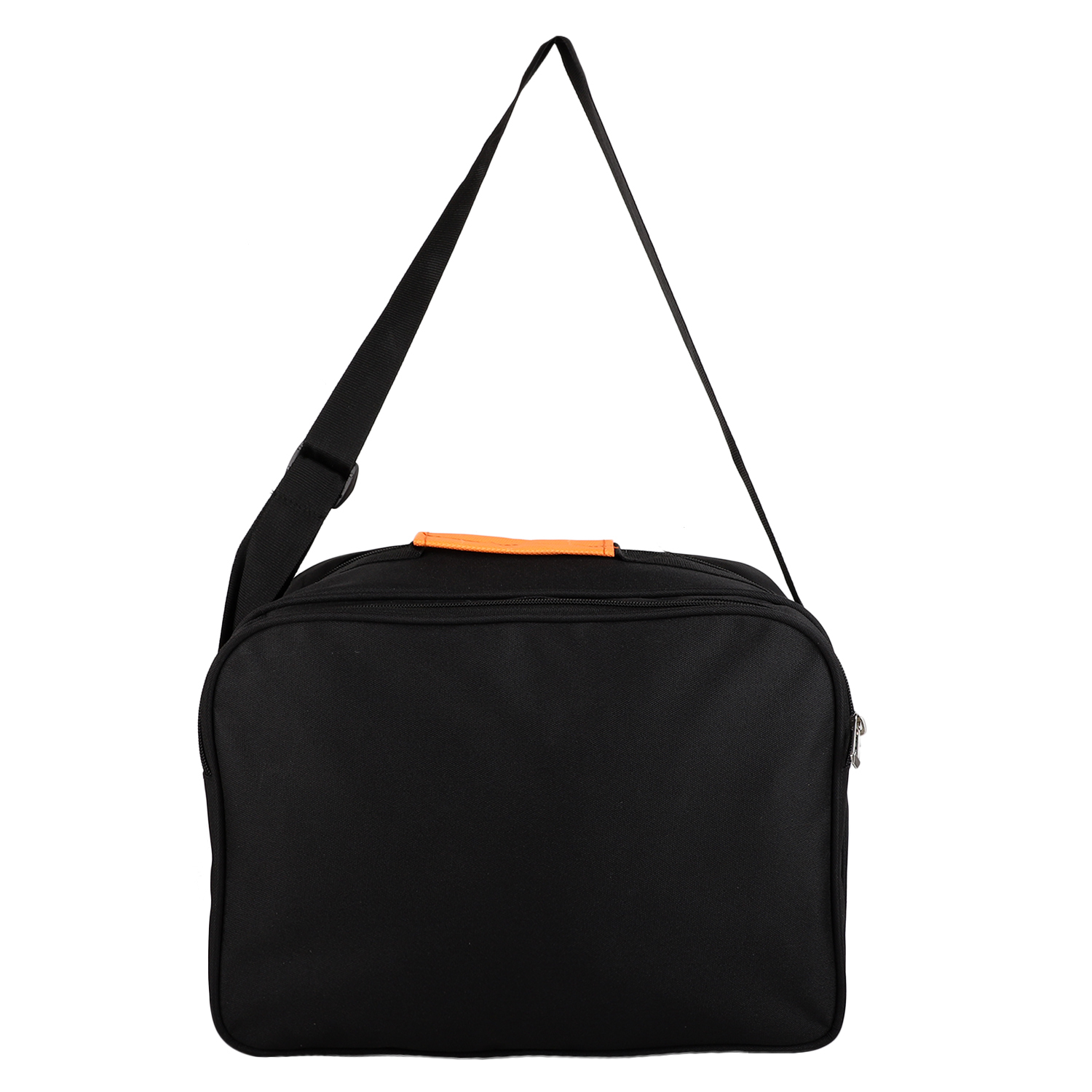 Messenger Office Bag - Pvc Material, Customized Size, Color: Black, Niwar Handle, Zip Closure, 300 Grams Weight, New Design, Synthetic Type