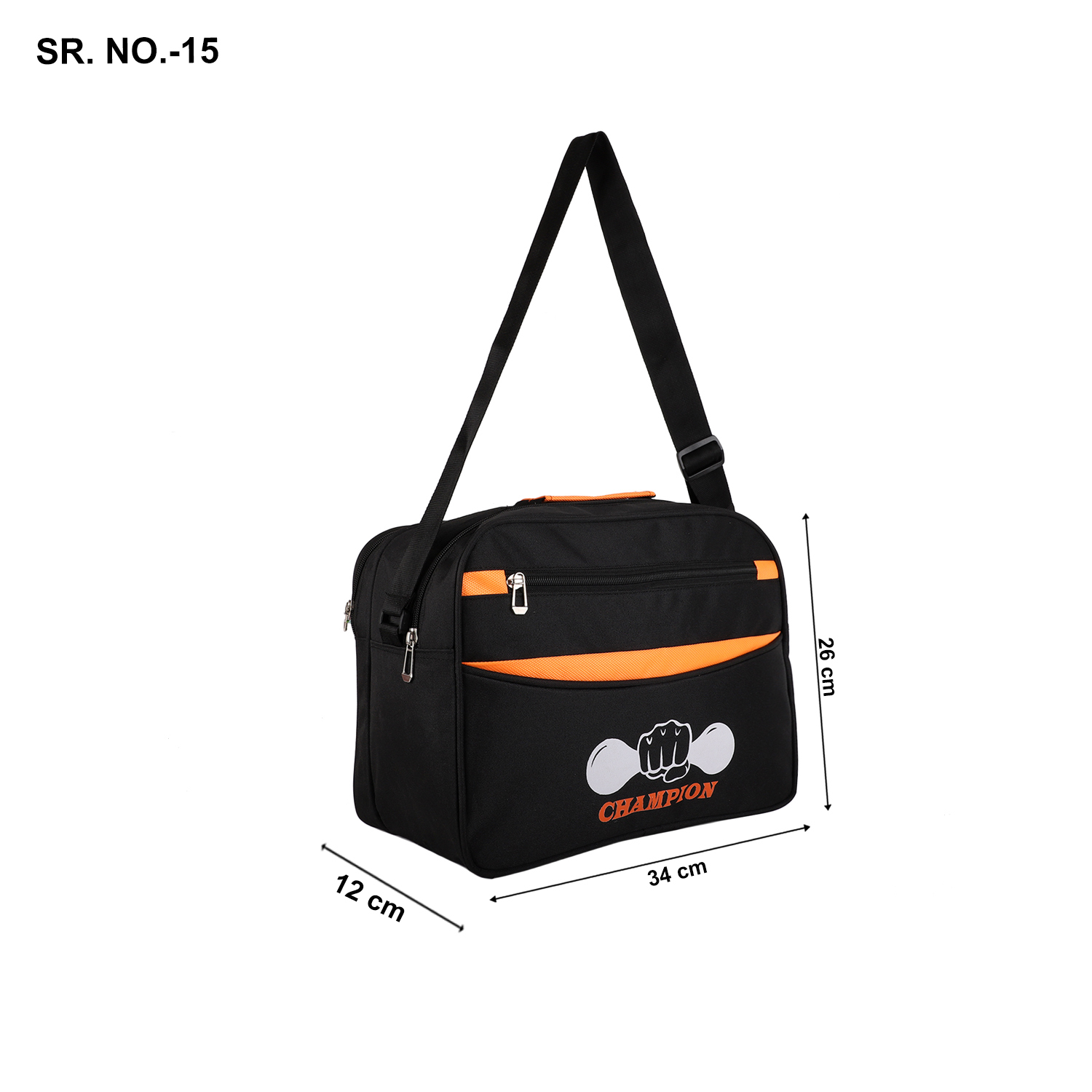 Messenger Office Bag - Pvc Material, Customized Size, Color: Black, Niwar Handle, Zip Closure, 300 Grams Weight, New Design, Synthetic Type