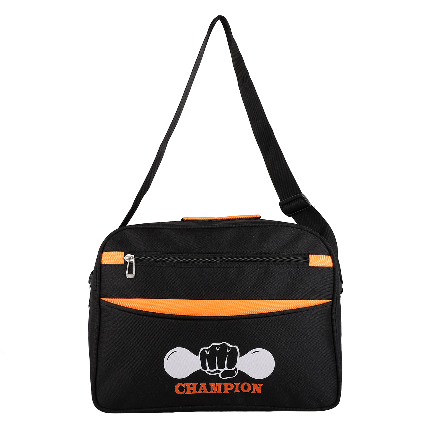 Messenger Office Bag - Pvc Material, Customized Size, Color: Black, Niwar Handle, Zip Closure, 300 Grams Weight, New Design, Synthetic Type
