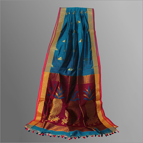 रेनी लेडीज़ डिज़ाइनर हैंडलूम सिल्क साड़ी