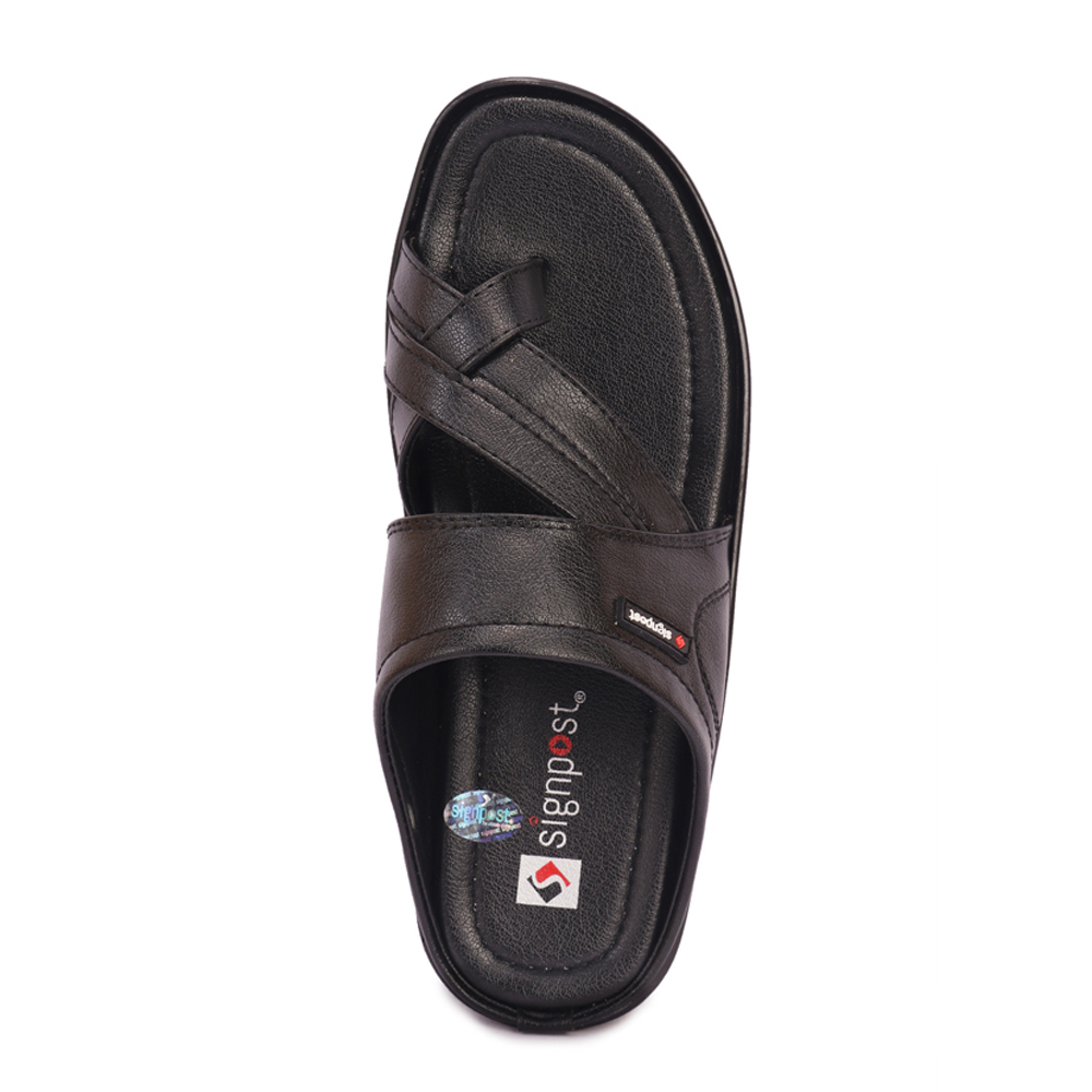 Men's Wholesale Price Slippers - Eva Sole, Sizes 7 To 10, Black | Lightweight, Comfortable, Slip-on, Water Resistant, Anti-skid, Healing Features