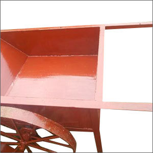 Material Handling Trolley - Iron, Max Load 500 kg, Golden Color | Strong Platform Structure for Industrial & Storage Use