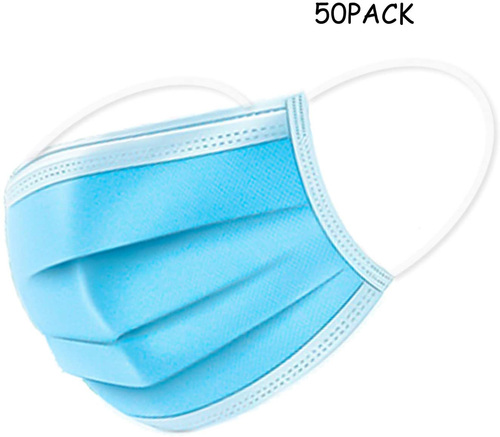 3-Ply Protective Disposable Face Mask 50PK Part #3 PLY MASK