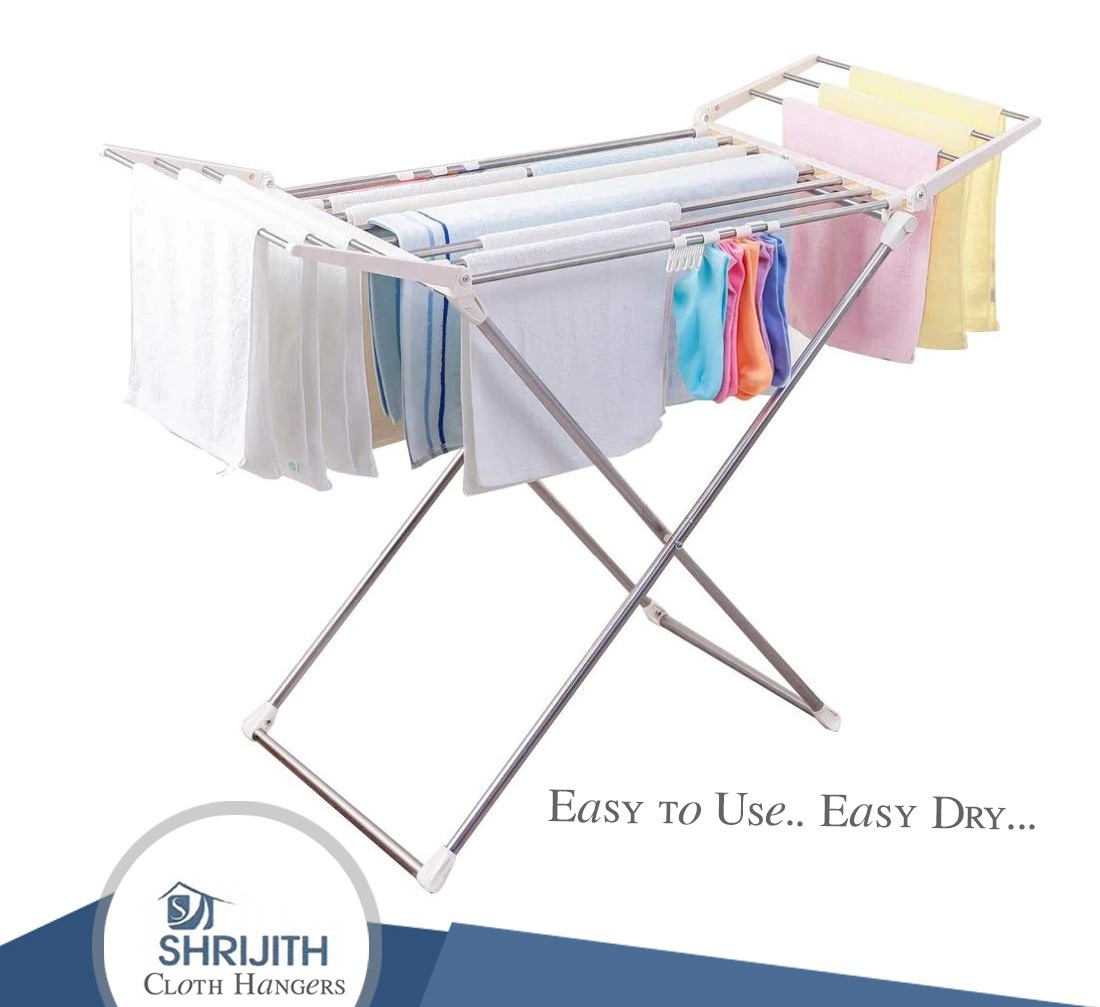 Silver Fancy Portable Cloth Hanger Manufacturing Company In Singanallur