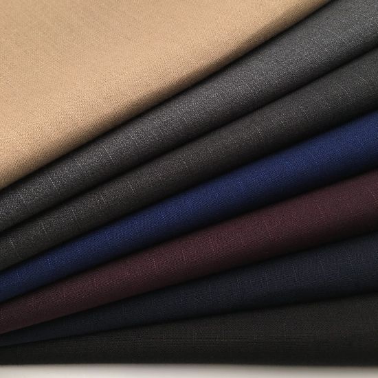 Light In Weight Polyester Formal Suiting Fabric, Gsm: 150-200