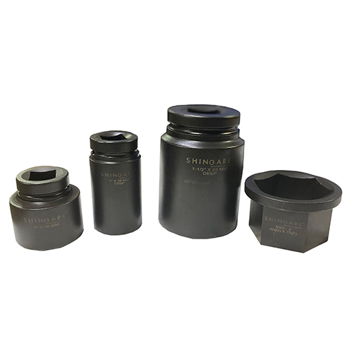 Impact Sockets - High Strength Alloy Steel, Up To 3.1/2" Drive Size, Anti-round Freecorner Profile For Enhanced Fastener Engagement And Rust Resistance