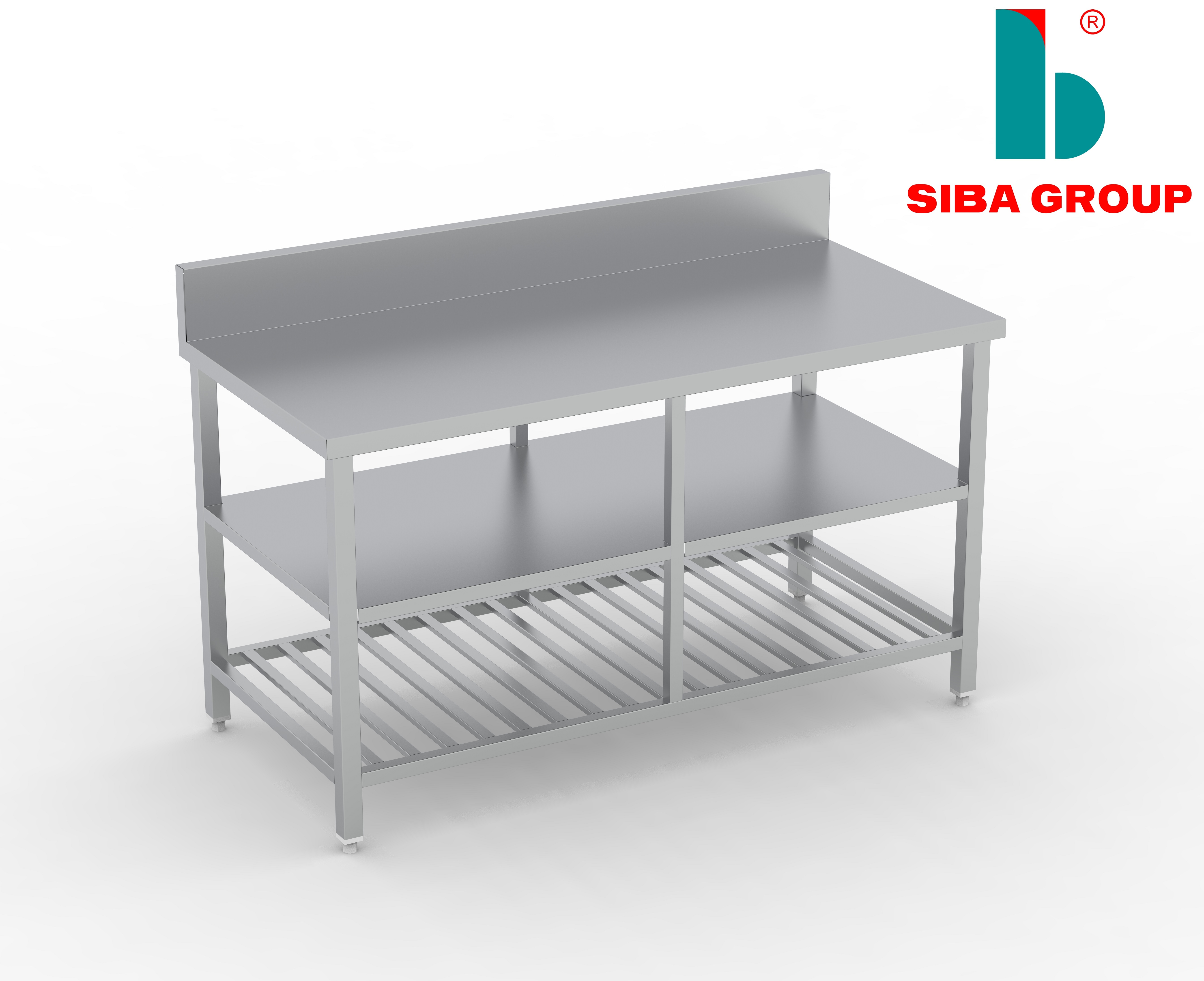 Powder Coating New Product Metal Customized Commercial Restaurant Hotel Kitchen Work Table Work Bench